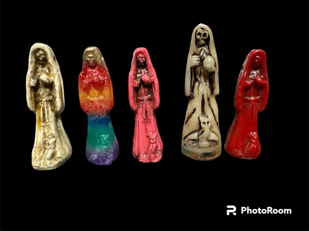 Fixed Santa Muerte Pocket Statue