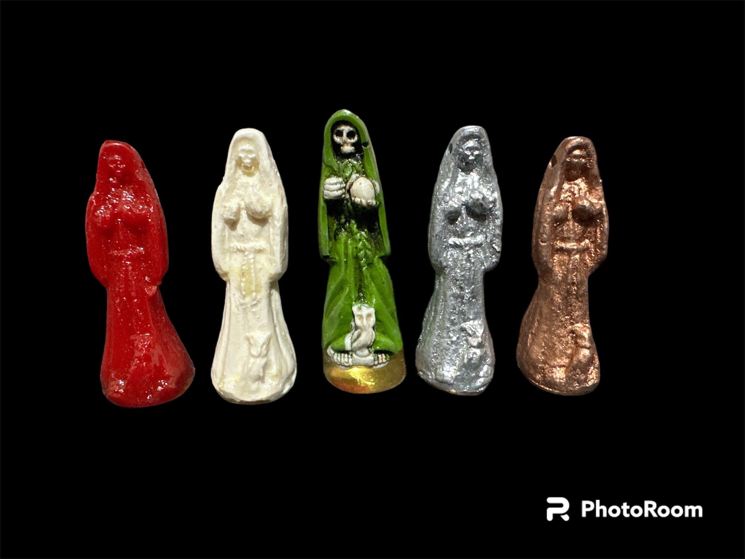 Fixed Santa Muerte Pocket Statue