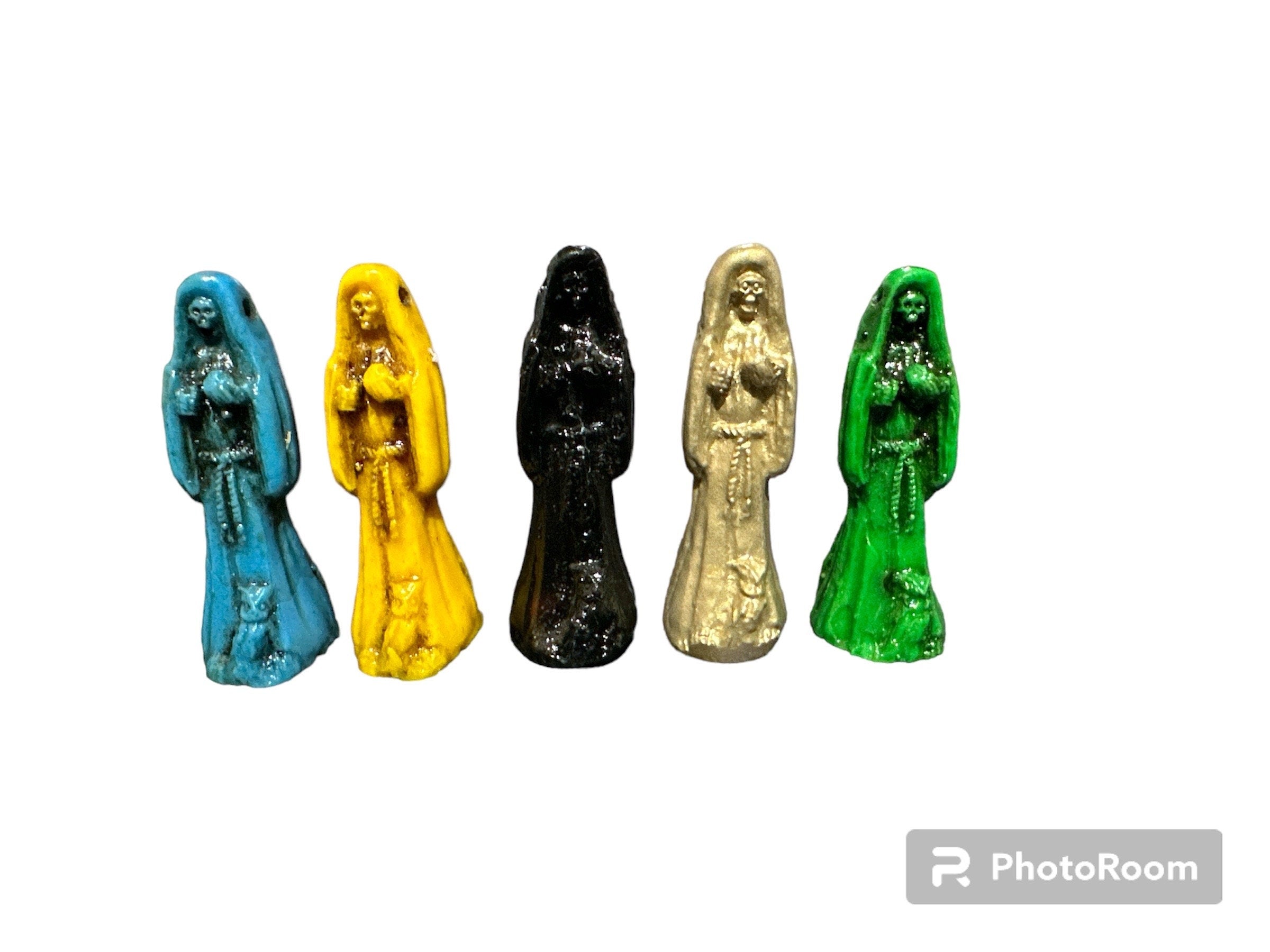 Fixed Santa Muerte Pocket Statue