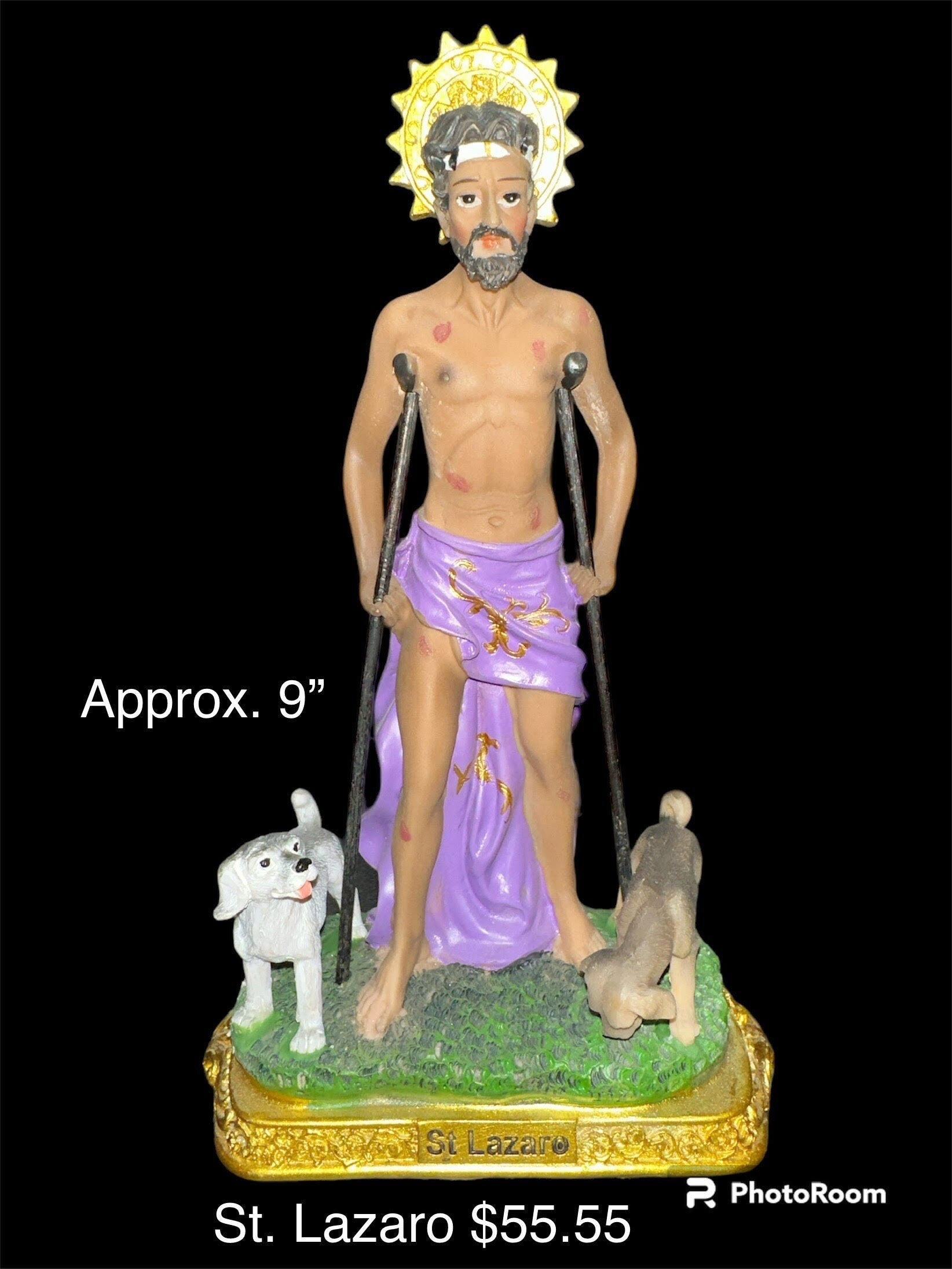 Divine 9 St. Lazaro Statue - Enhance Your Spiritual Practice with this Sacred Figurine