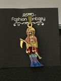 Collectible Santa Muerte Charms - Choose from a Variety of Vibrant 1 1/2 Stainless Steel Pendants