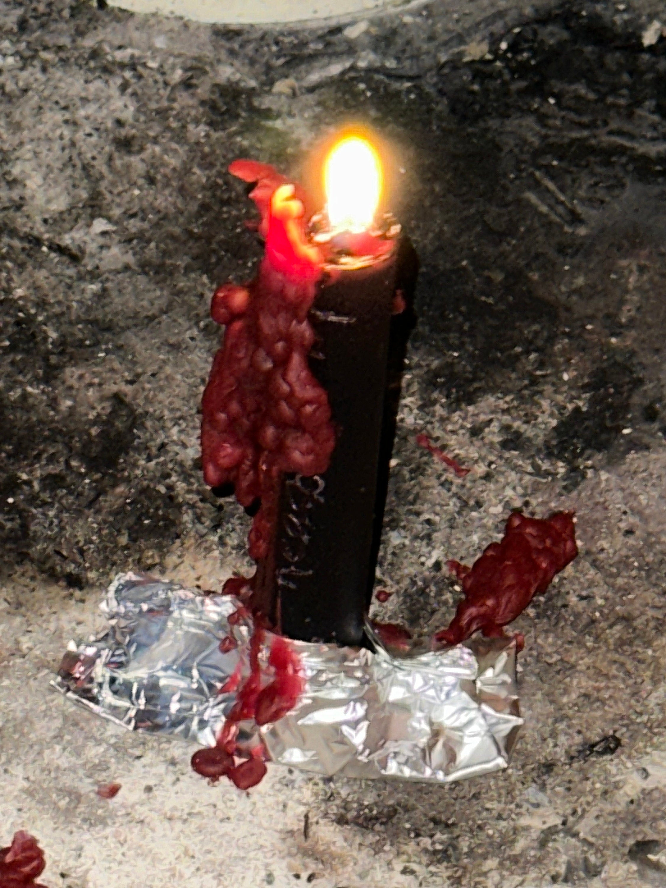 Blood Reversible Candle | Energy Reset Ritual Candle | Protection & Return to Sender Spiritual Candle