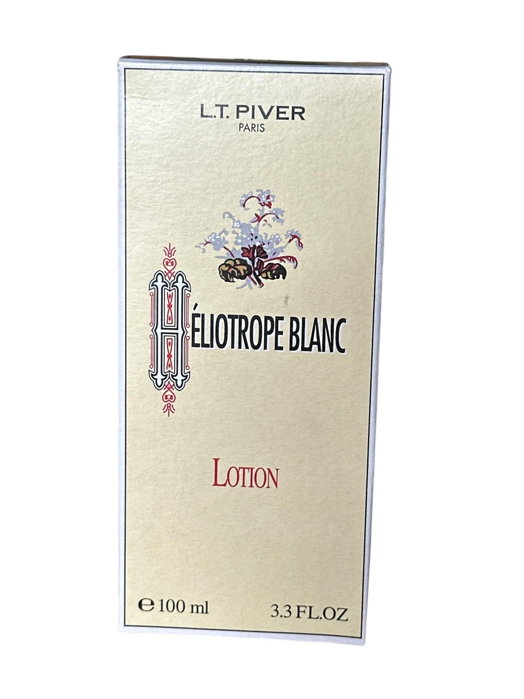 L.T. Piver Héliotrope Blanc Lotion – Haitian Favorite for Elegance & Energetic Work (100ml | 3.3 fl oz)