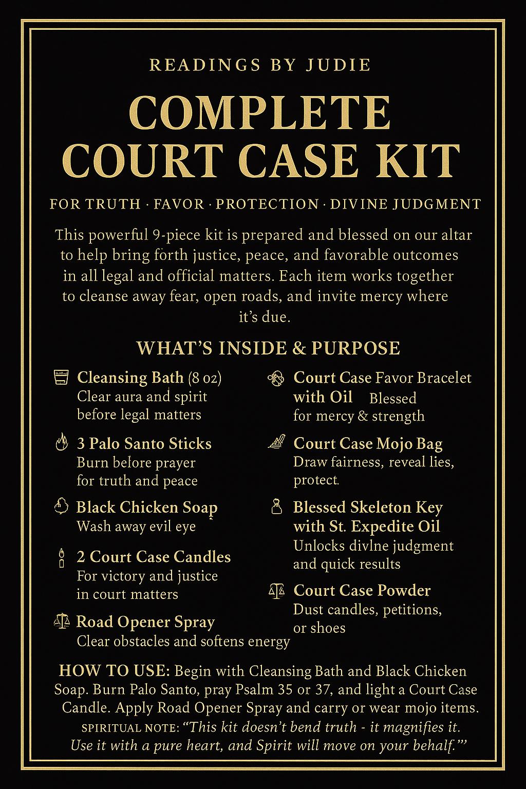 Courtroom Conjure Kit