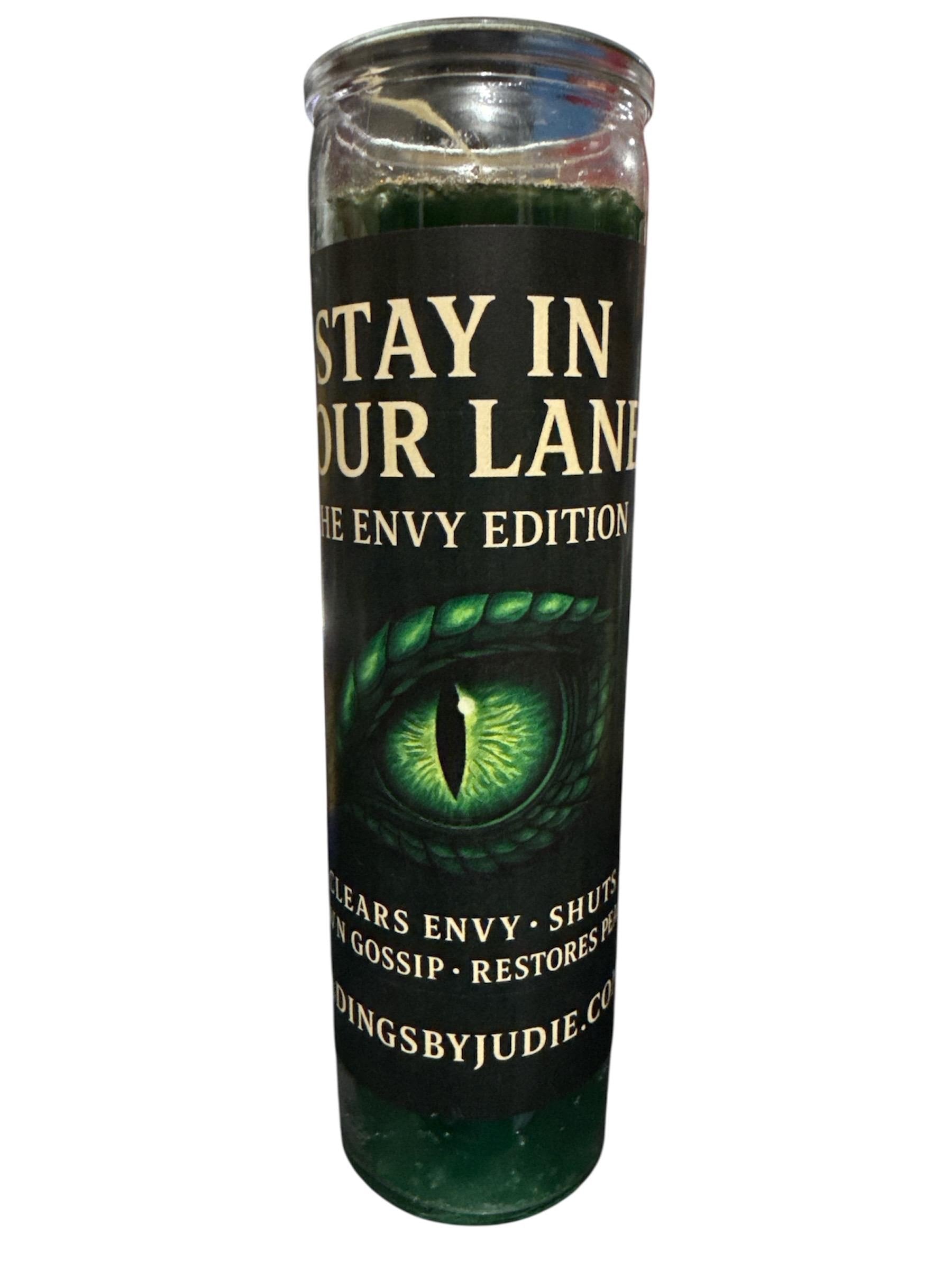 Stay In Your Lane , The Envy Edition Candle