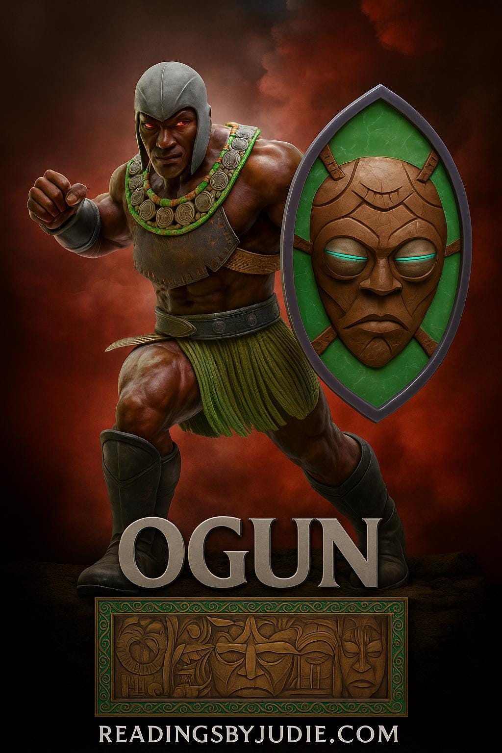 Ogun Honor Oil – Strength, Protection & Road Opening | Orisha Spiritual Anointing Oil