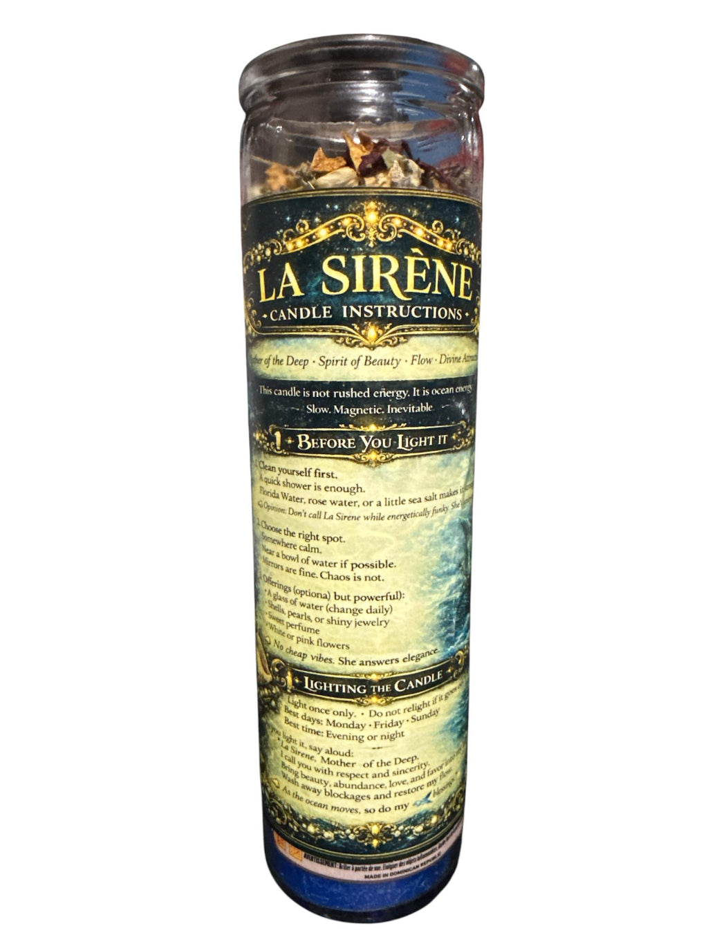 La Sirène Fixed 7-Day Candle – Love, Luxury, Beauty & Ocean Abundance