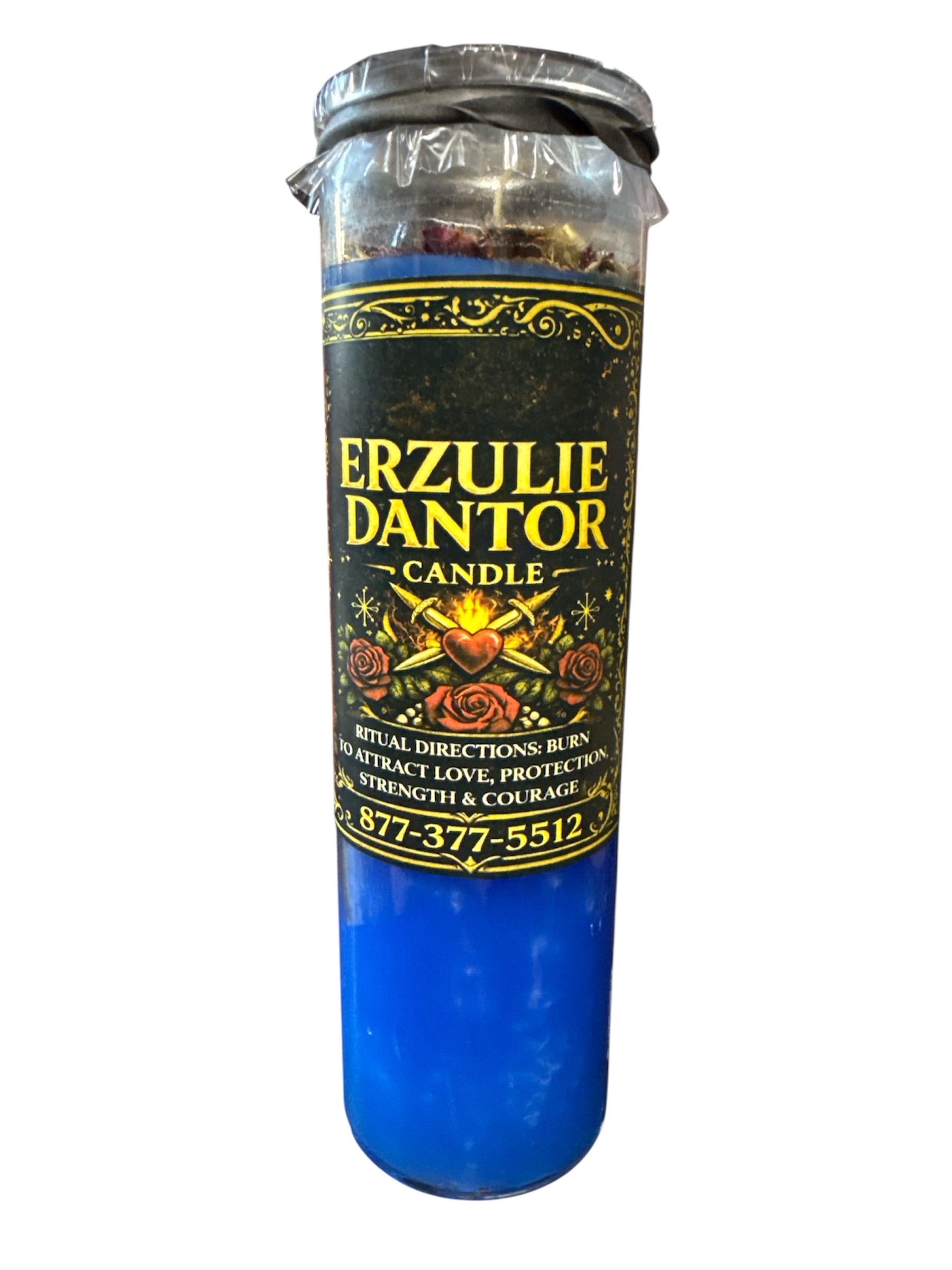 Erzulie Dantor Candle — Spirit of the Warrior Queen