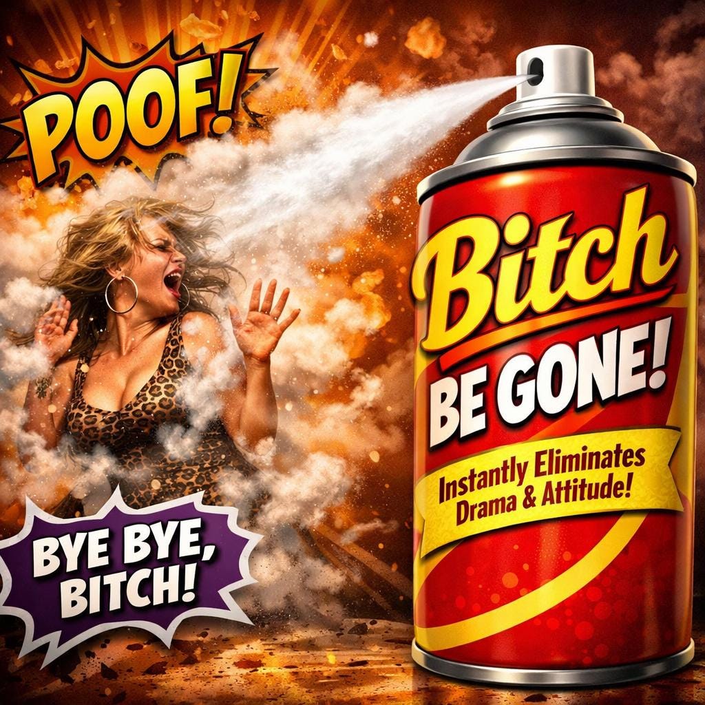 Bi*ch Be Gone Candle (Fixed)