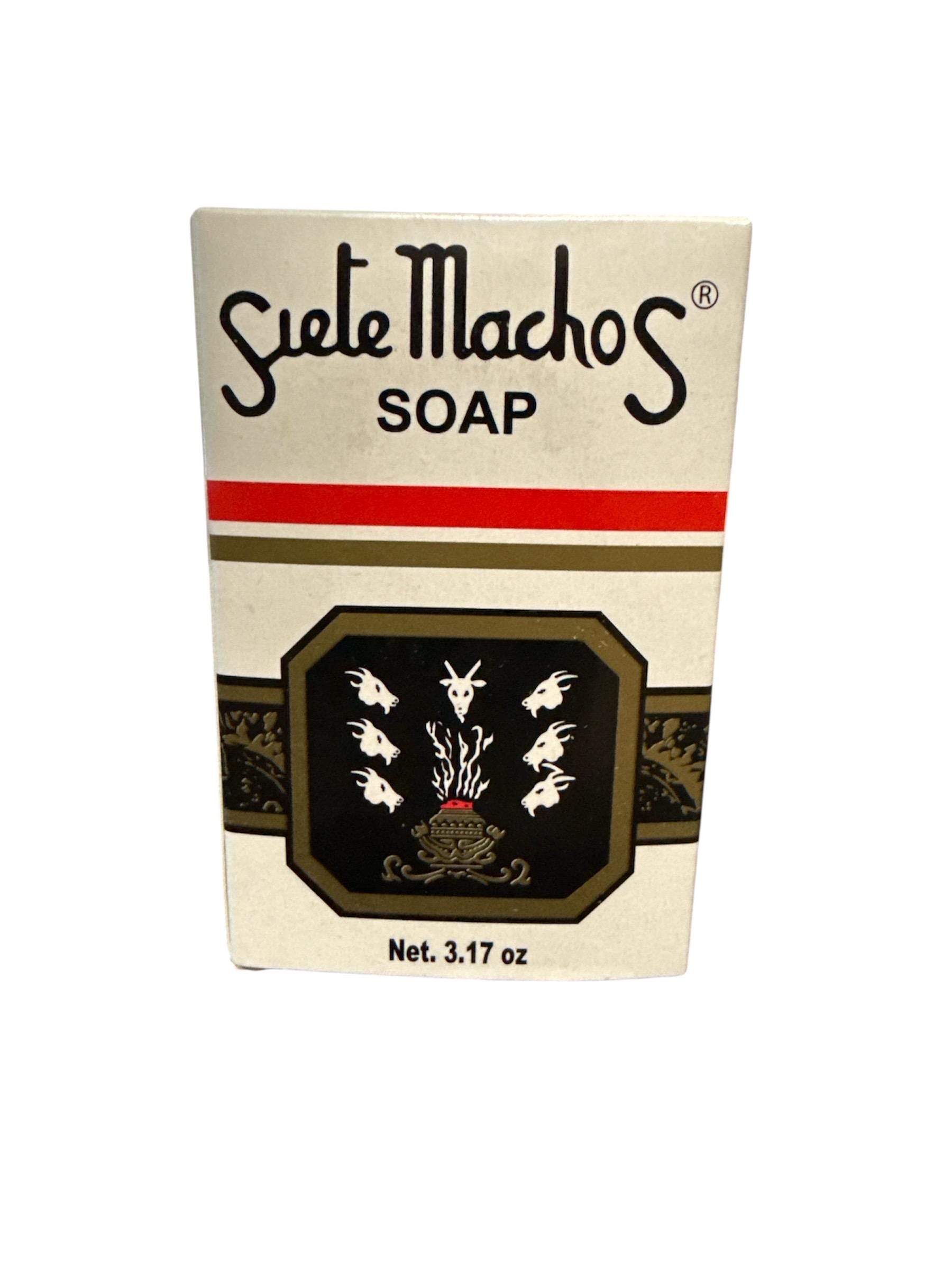 Siete Machos Soap – Traditional Spiritual Cleansing Bar (3.17 oz)