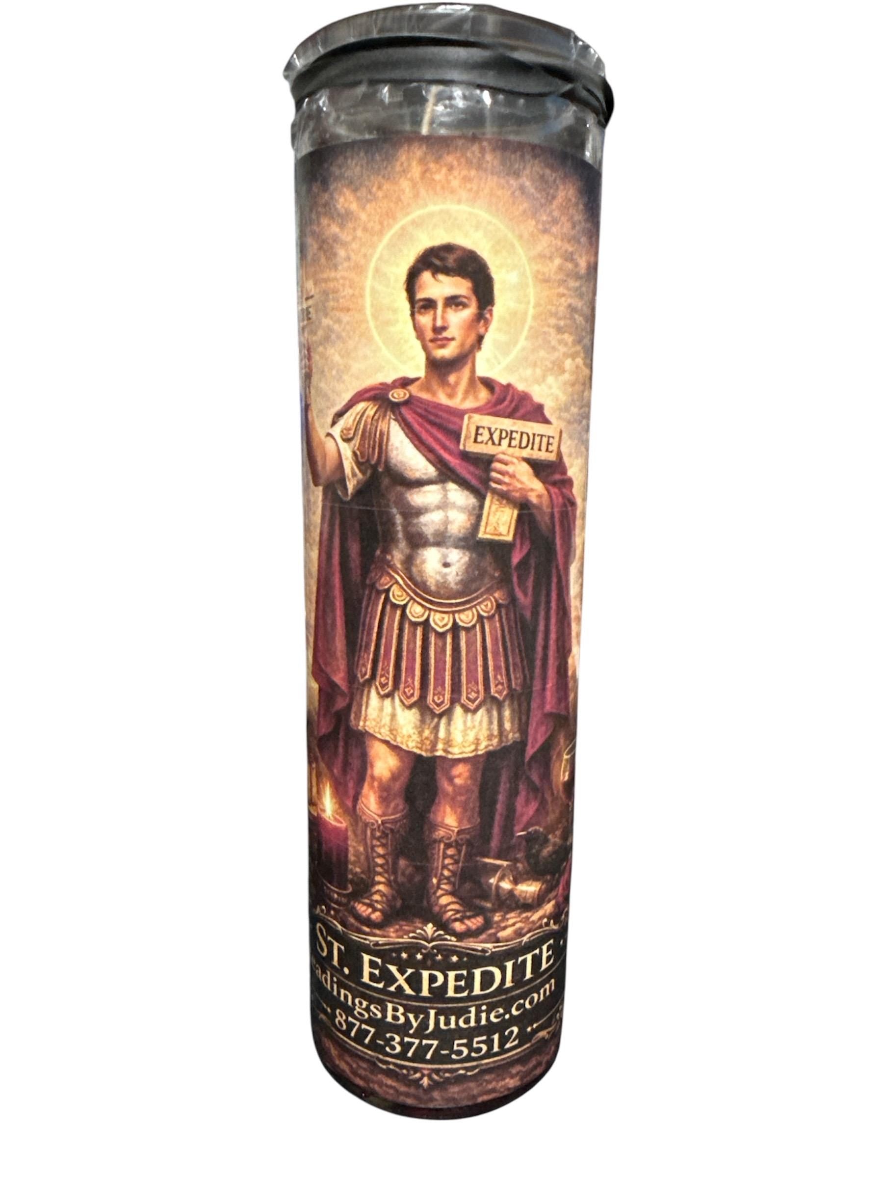 Powerful 7 Day San Expedito Candle: Conquer Obstacles, Win Luck, and Solve Problems!