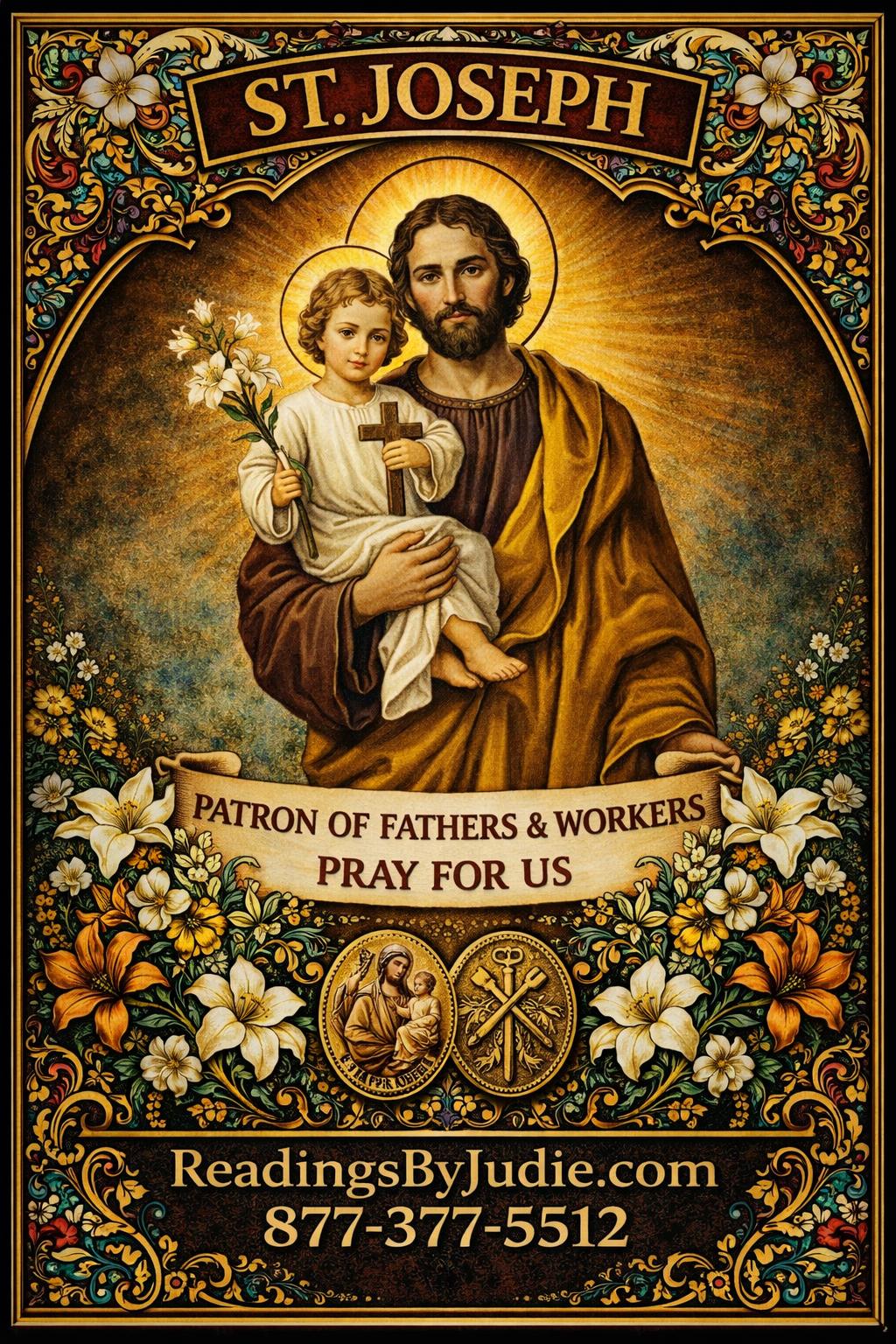 St. Joseph Blessed Candle – Home, Stability & Financial Support