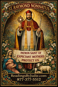 St. Raymond Nonnatus Blessed Candle – Protection, Safe Delivery & Family Support