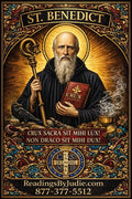 St. Benedict Blessed Candle – Protection, Shielding & Spiritual Strength