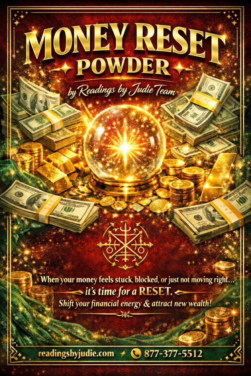 MONEY RESET POWDER Abundance • Cleansing • Renewal