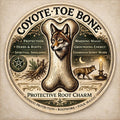 Coyote Toe Bone w/ Info & Instructions