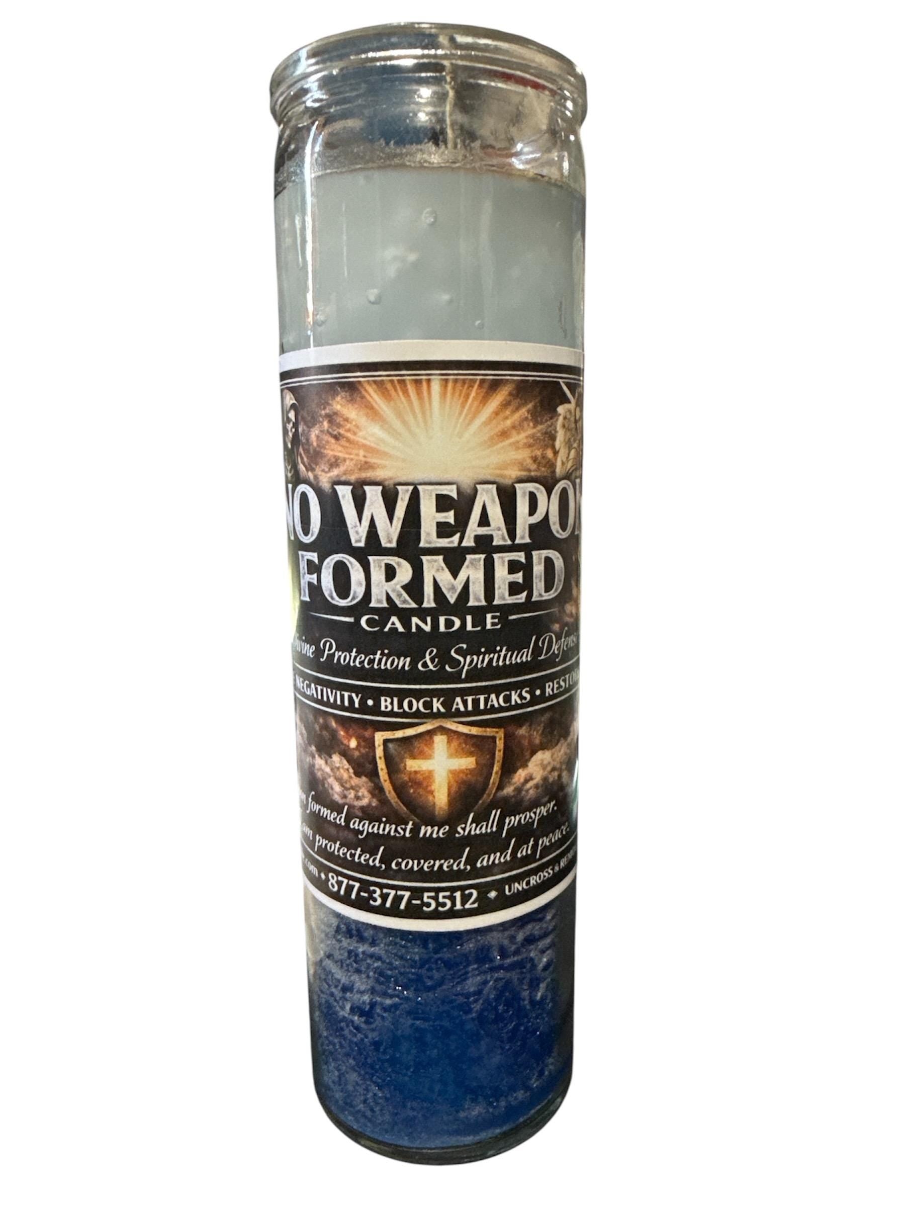No Weapon Formed Fixed Candle