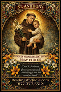St. Anthony Blessed Candle – Lost Items, Guidance & Miracle Support