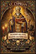 St. Cyprian Blessed Candle – Protection, Wisdom & Spiritual Authority