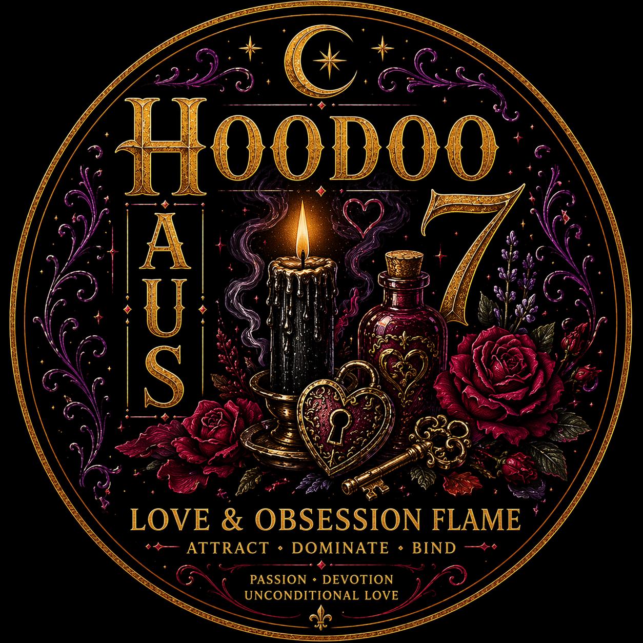 Love and Obsession Flame Candle /Love • Passion • Intention Ritual • Attraction Energy