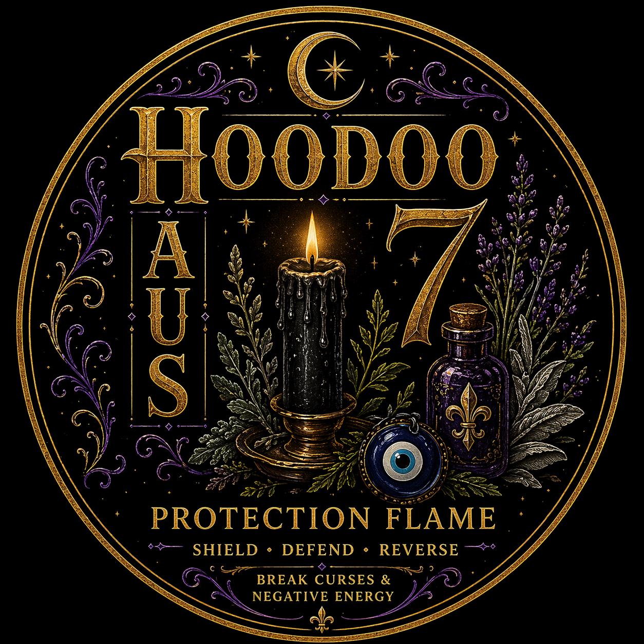 Protection Flame Candle -Spiritual Protection /Energy Clearing / Intention Setting