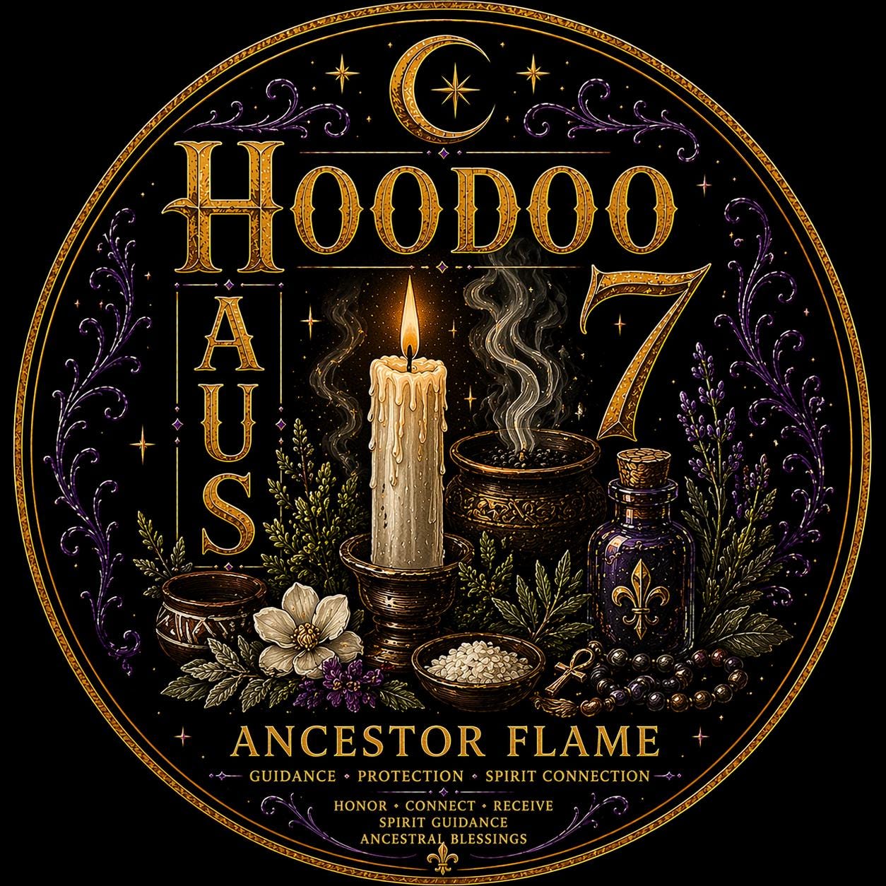 Ancestor Flame Candle / Guidance • Connection • Intention Setting