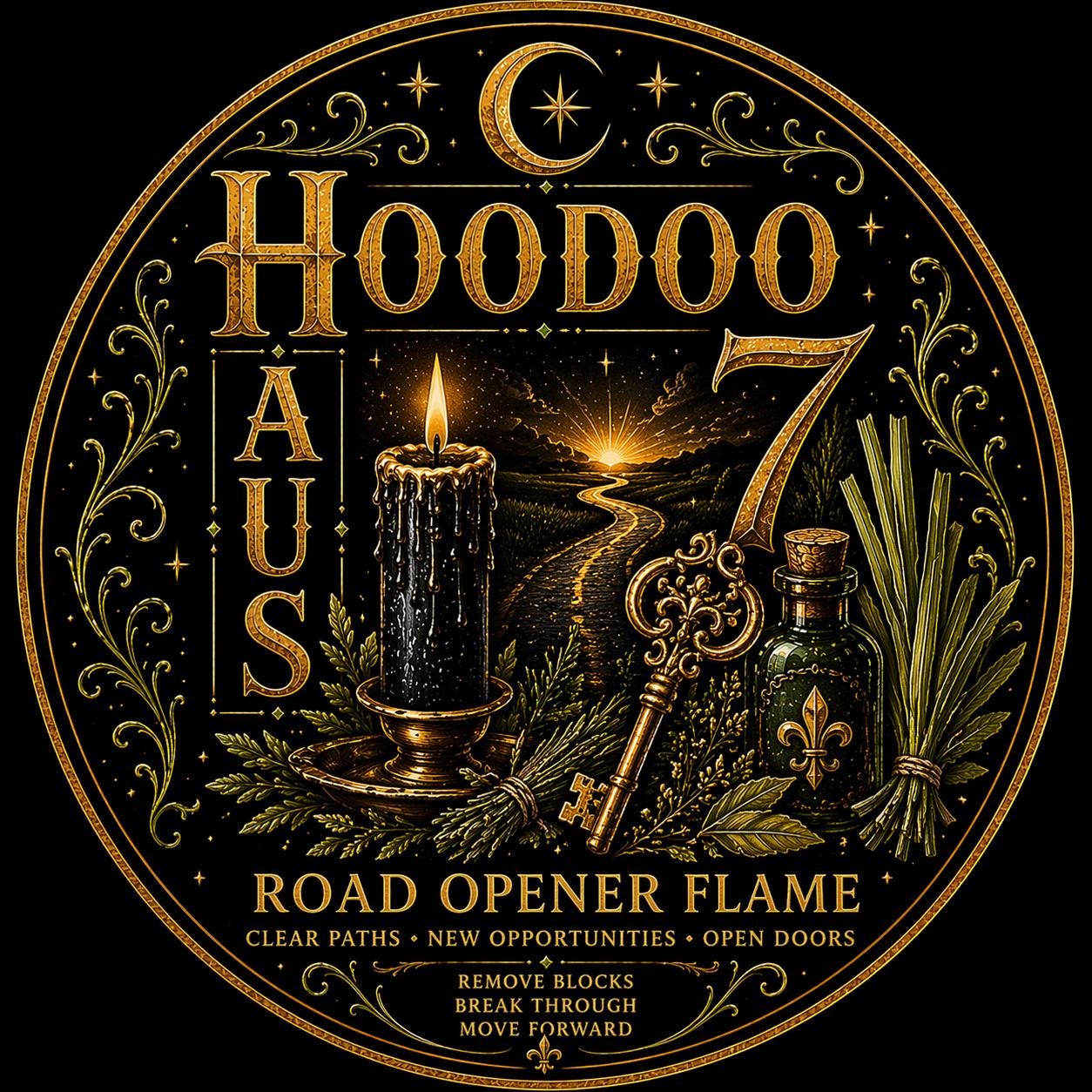 Road Opener Flame Candle / Clarity • New Opportunities • Intention Setting