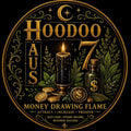 Hoodoo Haus 7 Money Drawing Flame Candle Prosperity • Abundance • Intention Setting