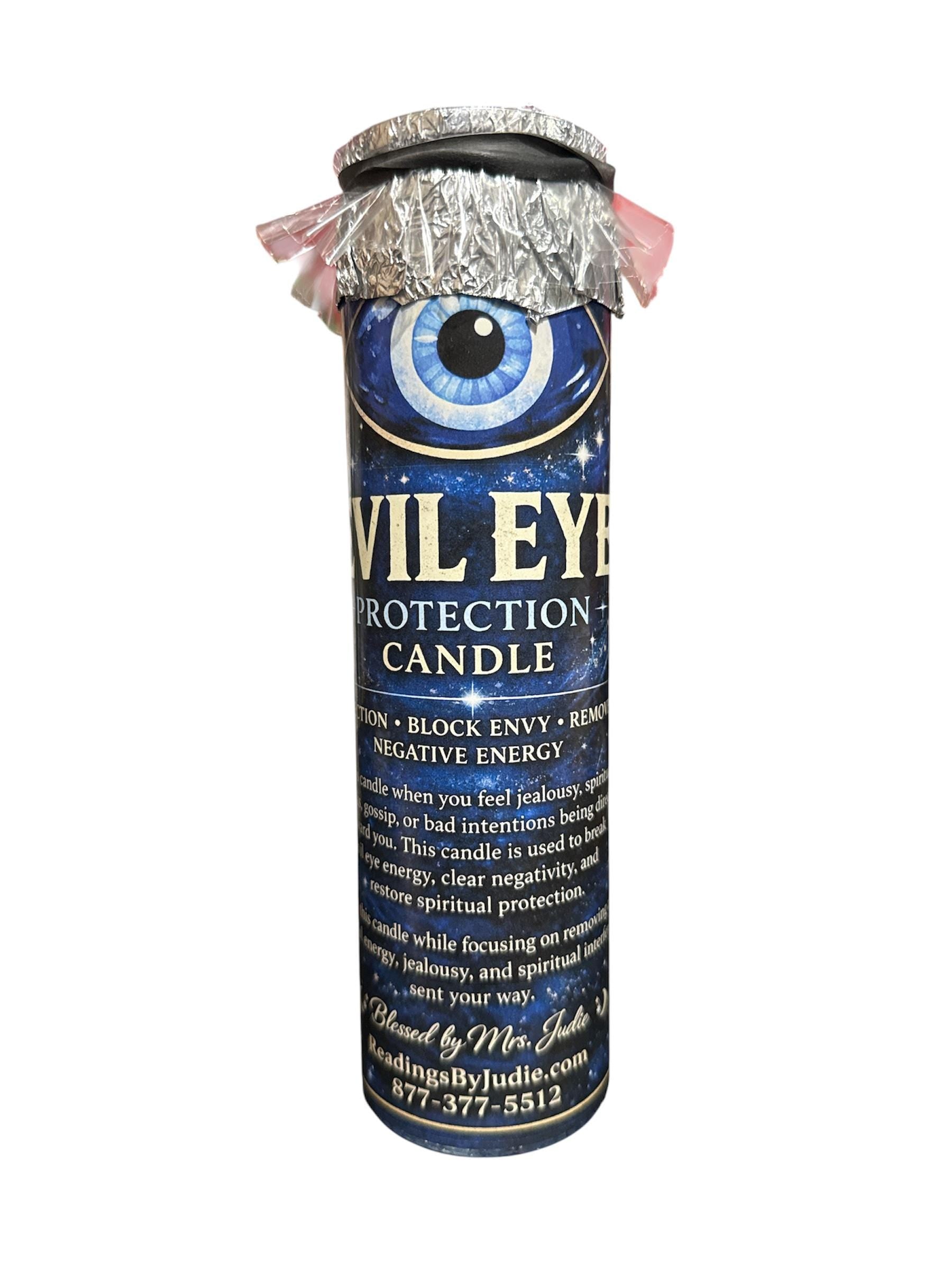Candle for Protection Against Evil Eye - Illuminate Your Surroundings with a Barrier of Positivity